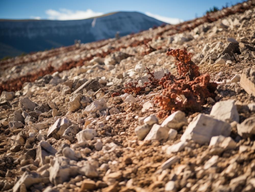 Le calcaire a la capacité de réguler la température, ce qui permet de produire le vin du Mont Ventoux dans des conditions favorables